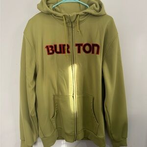 Burton Olive Fleece Jacket